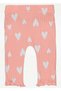 Coral Heart Corded Top and Pants Set - 4