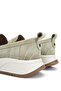 Women's Genuine Leather Khaki Suede Loafers - 5
