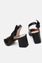 Women's Black Patent Leather Genuine Leather Heeled Shoes Size 35-41 - 4