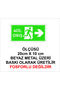 Emergency Exit Green Printed Exit Right Measure 20 X 10 cm (Not Phosphorescent) - 2