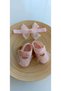 Baby Girl Pearl Detailed Tulle Booties and Bandana Set - 2