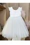Helsinki Pearl Detailed American Satin Girls' Evening Dress - Girls' Dress - 4