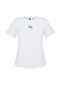 Beyaz %100 Pamuk Nakışlı Regular/Normal Kalıp Örme T-Shirt TWOSS24TS00160 - 7