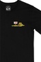 I Love Camping Black T-Shirt with Pocket Logo Design - 2