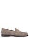 Men's Genuine Leather Beige Loafer Shoes