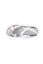 (Clavi) Genuine Genuine Leather Poly Light Sole Stitched Casual Women's Comfort Sandals WHITE - 4