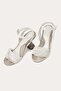 Straw Knit Ingrid Heeled Leather Sandals - 3