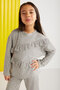 LILIANA-GRM24045 34% polyester 28% viscon 33% cotton 5%elastne women's long sleeves blouse and pantalon - 2