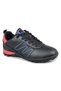 29143 Black - Red Unisex Kids Astroturf Football Shoes - 2