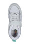 28128 Velcro Light Gray - Salmon Pink Girl's Sneaker Casual Sneakers - 3