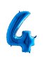 Best 4 Dark Blue Color Number Foil Balloon 100 cm