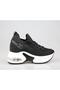 24Y300-14 Wedge Heel Black Women's Sneakers