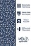 Navy Vintage 2 Patterned Suede Living Room Hall Background Curtain Printed Extrafor Drawstring 2 Sash PRD-1065 - 5