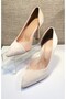 853 Women's Heeled Transparent Detailed Stiletto Shoes