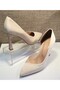 853 Women's Heeled Transparent Detailed Stiletto Shoes - 4
