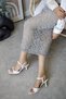 Lilac Buckle Band Detailed Blunt Toe Heeled Stylish Women's Evening Dress Shoes - 5