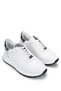 Women's Genuine Leather White Sneakers & Sports Shoes - 2