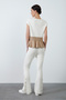 Flywheel Beige Knit Blouse - 3