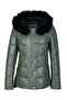Women's Genuine Leather Aqua Green Leather Jacket