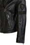 Women's Genuine Leather Black Antique Leather Coat - 3