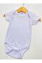 100% Organic Cotton 5-Piece White Short Sleeve Baby Bodysuit - 4