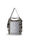 3210 Kyra Women's Light Gray Shoulder Backpack 100% Cotton Canvas Fabric Casual Daily Crossbody Bag - 7