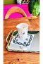 Lucky charm series white cocktail napkin (1 piece) - 3