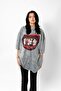 Money Talk Printed Washable White Oversize Unisex Tshirt - 2