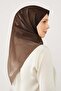 Bitter Brown Color Transitional Amber Scarf