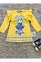 long sleeve teddy bear seasonal girl's dress