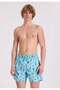 Blue Pool Printed Regular Fit Men's Swim Shorts WMICON