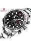 9093 Digital and Analog All Functions Active Men's Wristwatch - 6