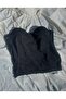 Glop Detailed Strappy Cropped Bustier Bodysuit Tank Top - 6