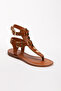Women's Genuine Leather Gladiator Bodrum Sandals 6254 - 7