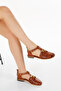 Women's Genuine Leather Tasseled Bodrum Sandals 6257 - 3
