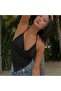 Backless Bustier with Halter Neck and Back - 4
