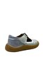 512 Orthopedic 100% Genuine Leather Ultra Soft Girl's Silver Ballerinas - 4