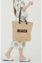 Rosso Collina Women's Beach Bag Multicolored Zippered Jute Fabric New Season Embroidered Model Beach
