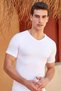 1027 Men's Lycra Single Jersey Short Sleeve V-Neck