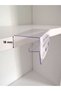 10 Pieces Pvc Label Holders (8X4 cm) Transparent Label Holders for 18 mm Wooden Shelves, 18 mm Chipboard Penetration - 5