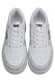 Women's Vegan Leather White Sneakers - The Wise Owl Design - 2