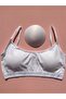 2-Piece Gray and White Corded Cotton Half Tank with Pads (M=70-75,L=80-85,XL=90-95,2XL=100-105) - 2