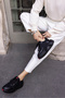 BUMMER WOMEN'S BLACK SKIN 5 CM HEEL SNEAKER - 5