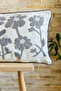 Punch Embroidered Single Decorative Daisy Design Throw Pillow Cover (panch) - 3