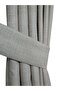 100% Blackout Linen Background Curtain 1x2.5 Pleated - 2