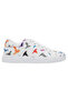 Women's Vegan Leather White Sneakers - Paper Like Design - 4