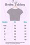 Heart Blackpink Printed Crop Top, Women's K-Pop Printed Crop Blouse - 5