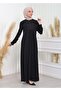 Embroidered Hijab Dress Abaya 645 - 3