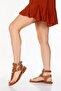 Women's Genuine Leather Gladiator Bodrum Sandals 6254 - 2