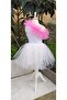 Single-sleeve white tutu dress - 2